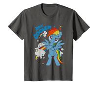 My Little Pony 20% Cooler with Rainbow Dash T-Shirt, Youth, Asphalt Grey, X-Small