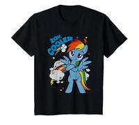 My Little Pony 20% Cooler with Rainbow Dash T-Shirt, Youth, Black, 4T