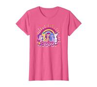 My Little Pony: A New Generation Besties Group Rainbow T-Shirt, Women, Pink Heather, Medium