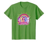My Little Pony: A New Generation Besties Group Rainbow T-Shirt, Youth, Grass Green, Small