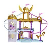 My Little Pony: A New Generation Film Royal Racing Ziplines - 56-cm Castle Playset with Ziplines, Princess Petals Toy
