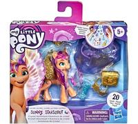 My Little Pony: A New Generation Movie Crystal Adventure Alicorn Sunny Starscout - 3 Inch Winged Unicorn Toy Surprise