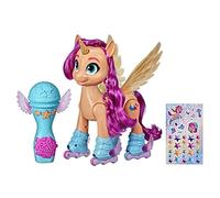 My Little Pony: A New Generation Movie Sing 'N Skate Sunny Starscout - 22.5 cm Remote Control Toy, 50 Reactions, Lights and Music, Multicolor, F1786FF2