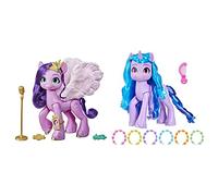 My Little Pony: A New Generation Movie Singing Star Princess Pipp Petals - 15-cm Pink Pony that Sings and Plays Music & Make Your Mark Toy See Your Sparkle Izzy Moonbow - 20-cm Pony for Children
