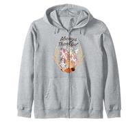 My Little Pony Always Thankful Classic ponies Portrait Zip Hoodie