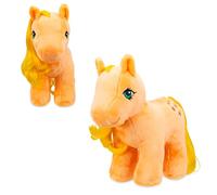 My Little Pony | Applejack Plush | Retro Horse Gifts for Girls and Boys, Collectable Vintage Horse Toys for Kids, Unicorn Toys for Boys and Girls Aged 3+ | Basic Fun 35328, Peach