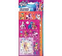 My Little Pony Assorted Sticker Pack | Includes 3 Types of Stickers | Official Licensed Product | Reusable on Non-Porous Surfaces | Great for Girls Age 3+ | Use for Gifts, Decoration and Scrapbooking