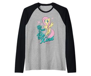 My Little Pony Be Cool, Be Kind with Fluttershy Raglan Baseball Tee