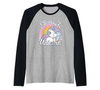 My Little Pony Birthday Unicorn Classic Pony Portrait Raglan Baseball Tee