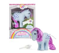 My Little Pony | Blue Belle Classic Pony | Retro Horse Gifts for Girls and Boys, Collectable Vintage Horse Toys for Kids, Unicorn Toys for Boys and Girls Ages 4+ | Basic Fun 35322