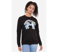 My Little Pony Women's Butterfly Arch Crew Sweatshirt Black | Size: XL My Little Pony Black XL