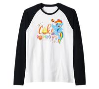 My Little Pony Cake and Rainbow Raglan Baseball Tee