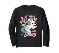 My Little Pony Christmas All I Want is A Pony Vintage Poster Long Sleeve T-Shirt