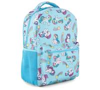 My Little Pony Classic Backpack - Twilight Sparkle, Rainbow Dash, and Fluttershy - MLP Kids School Bag - 16" Backpack with Front Pocket and Laptop Sleeve - Bookbag for Girls and Boys - Toddler & Kids