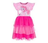 My Little Pony Dress - Pinkie Pie Sequin Party Dress for Little and Big Girls 4-16, Pink, Medium