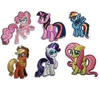 My Little Pony Embroidered Iron On Patch Set of 6 Patches