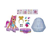 My Little Pony F2454 New Generation Crystal Adventure Sunny Starscout 7.5cm Oran