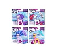 My Little Pony F26125L4 Best Movie Friends F2612 Pack of 3 Mini Dolls + Accessory - 8 cm - Izzy Moonbow + Sunny Starscout + Princess Petals