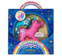 My Little Pony , Aurora , Celestial Ponies , Retro Horse Gifts for Girls and Boys, Collectable Vintage Horse Toys for Kids, Unicorn Toys for Boys and Girls Ages 3+ , Basic Fun 35341