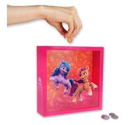 My Little Pony Frame Money Box - Officially Licensed Magical Rainbow Unicorn Piggy Bank for Kids who Love MLP, Money Box Room Decor, Gifts for Girls | Paladone