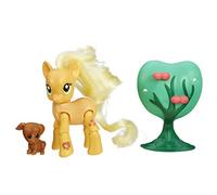 My Little Pony Friendship Is Magic Applejack Apple Bucking Poseable Pony Toy (Multi-Colour)