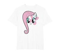 My Little Pony: Friendship is Magic Fluttershy Big Face T-Shirt, Men's Big and Tall, White, 4X Tall