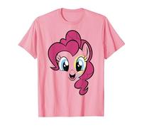 My Little Pony: Friendship is Magic Pinkie Pie Big Face T-Shirt, Men, Pink, Small