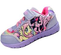 My Little Pony Girls MLP Lilac with Silver Glitter Trainers Joggers UK Size 6