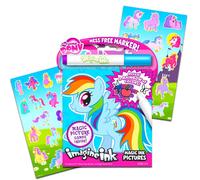 My Little Pony Imagine Ink Book Set (Includes Mess Free Marker and Stickers)