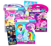My Little Pony Imagine Ink Coloring Super Set ~ Bundle with 3 MLP Imagine Ink Mess-Free Coloring Books for Kids with Stickers (My Little Pony Party Fa