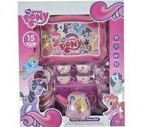 My Little Pony Kid Tea Set Role Play 15Pcs Kid's Metal Tea Set Party