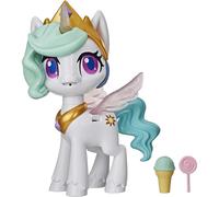 My Little Pony Magical Kiss Unicorn Princess Celestia, Interactive Unicorn Figure with 3 Surprises - Musical Children's Toy that Moves, Lights Up