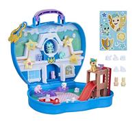 My Little Pony Mini World Magic Compact Creation Critter Corner Toy, Buildable Playset with Hitch Trailblazer Pony for Kids Ages 5 and Up
