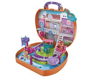 My Little Pony Mini World Magic Compact Creation Maretime Bay Toy - Portable Playset with Sunny Starscout Pony for Children from 5 Years, Multicoloured, F5248, 5.1 x 20.3 x 16.5 cm