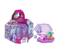 My Little Pony Mini World Magic Izzy Moonbow F5244 Crystal Key Ring with 2.5 cm Figure and Accessories