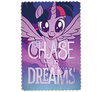 MY LITTLE PONY MOVIE Adventure' Fleece Blanket-Large Print Design, Polyester, multicolour, Single