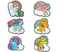 My Little Pony Mystery Enamel Pin Blind Box Series, Snuzzle, Applejack, Starshine, Blue Belle, Sunlight, or Skydancer
