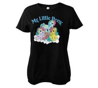 My Little Pony Officially Licensed Washed Women T-Shirt (Black), XX-Large
