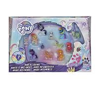 My Little Pony Pet Friends 12 Pack: My Little Pony Miniature Figures, Unicorn Horns, Hidden Pet Friend, 1.5-Inch Scale, Tabletop Play