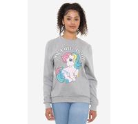 My Little Pony Women's Pink Pony Crew Sweatshirt in Grey | Size: Medium My Little Pony Grey M
