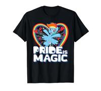 My Little Pony Pride Magic with Rainbow Dash T-Shirt, Men, Black, 6X-Large