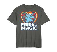 My Little Pony Pride Magic with Rainbow Dash T-Shirt, Men's Big and Tall, Asphalt Grey, 4X Tall