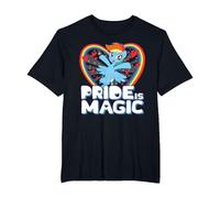 My Little Pony Pride Magic with Rainbow Dash T-Shirt, Men's Big and Tall, Black, 3X Tall