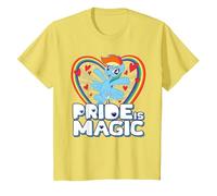 My Little Pony Pride Magic with Rainbow Dash T-Shirt, Youth, Lemon Yellow, 3T