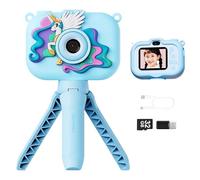 My Little Pony Princess Series Children's Cameras，Digital Point & Shoot Cameras with Bracket, Christmas Birthday Gifts Girls Boys Age 3-12, Kid's Camera with SD Card，Princess Celestia