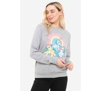 My Little Pony Rainbow Pony Group Womens Crew Sweatshirt In Grey Grey XL