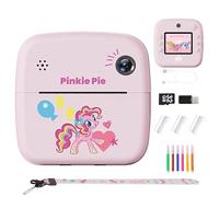 My Little Pony Rainbow Series Children Print Camera, Polaroid Camera for Kids, Instant Print Kids Camera, Digital Toy Camera for 3-12 Year Old Toddler, Children Birthday Gifts,Pinkie Pie
