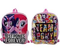 My Little Pony Reversible 2 Sided Backpack Rucksack School Travel Bag Kids Children 32cm