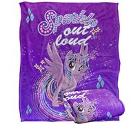 My Little Pony Sparkle Silky Touch Super Soft Throw Blanket 152 X 127 Cm
