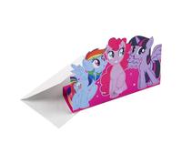 My Little Pony Standing Invitations (Pack Of 8) In Dusty Pink Dusty Pink One Size